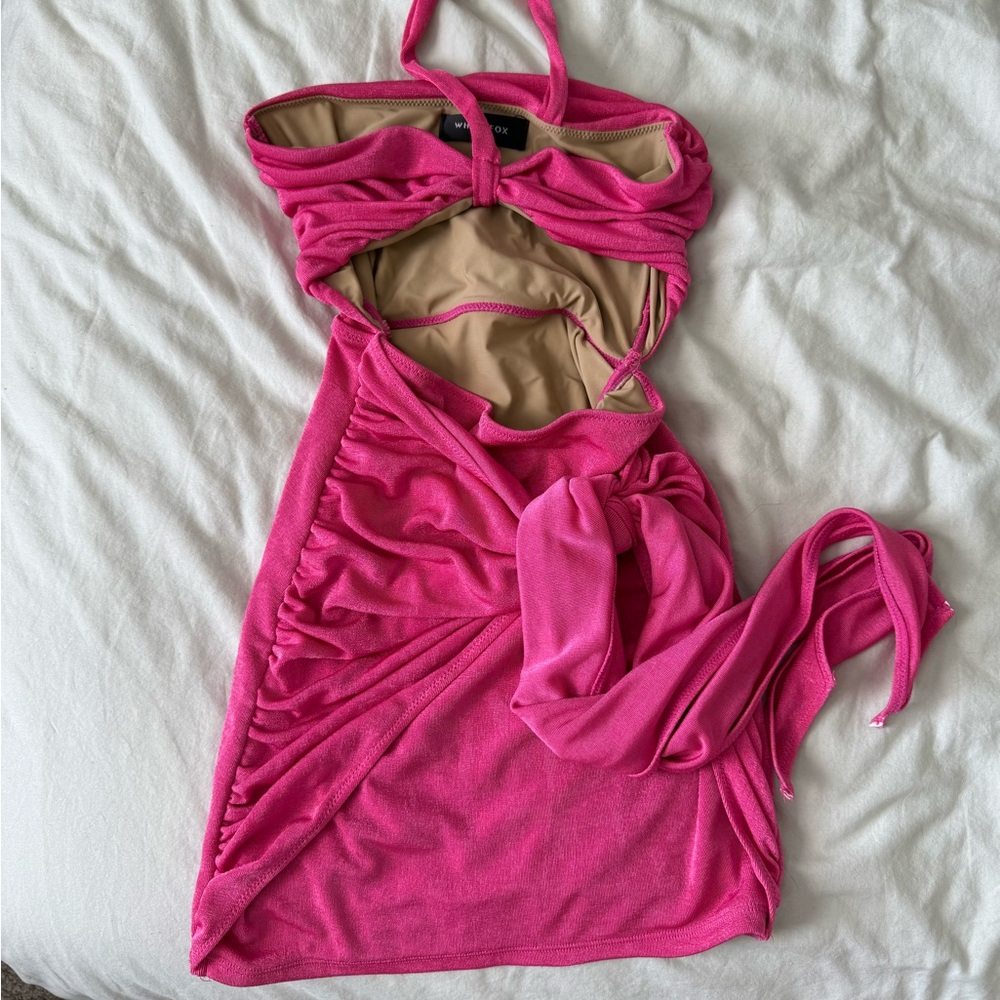 WHITEFOX pink dress